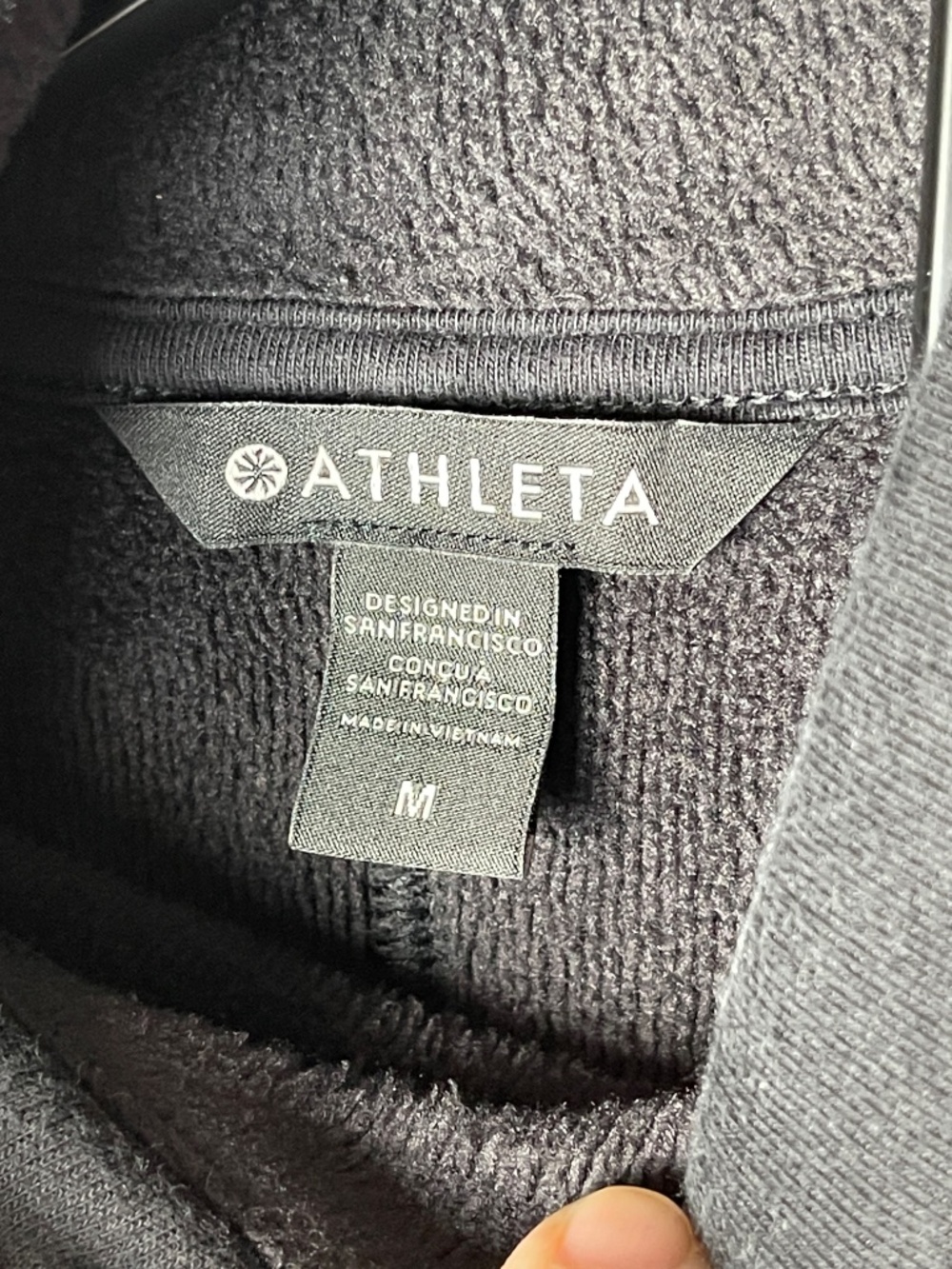 Athleta Cozy KarmaMock Neck Sweayshirt Dress Size M Womans - Picture 3 of 3